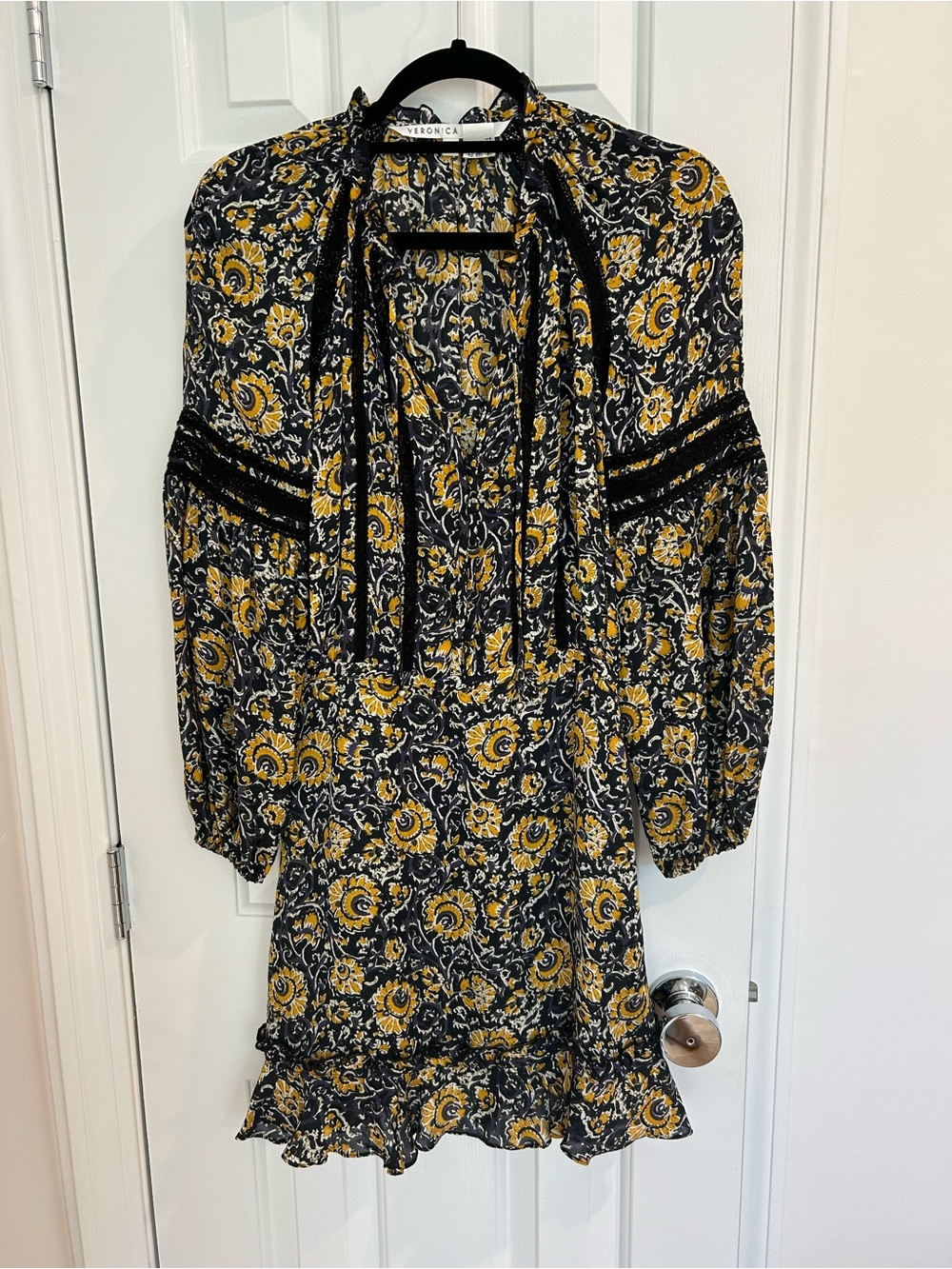 Veronica Beard Floral Silk Mini Dress Size 0